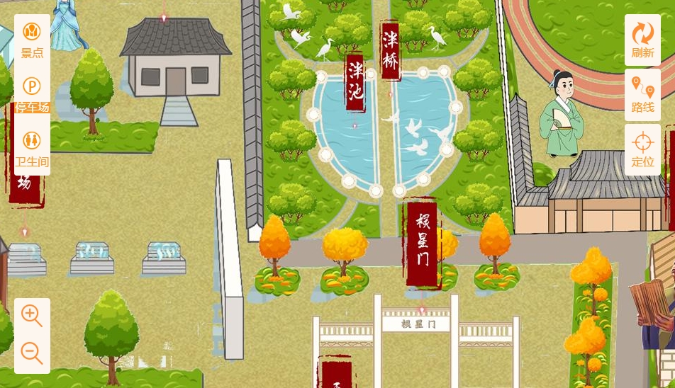 梓潼手绘地图景区语音讲解导览系统：智慧景区建设的基石